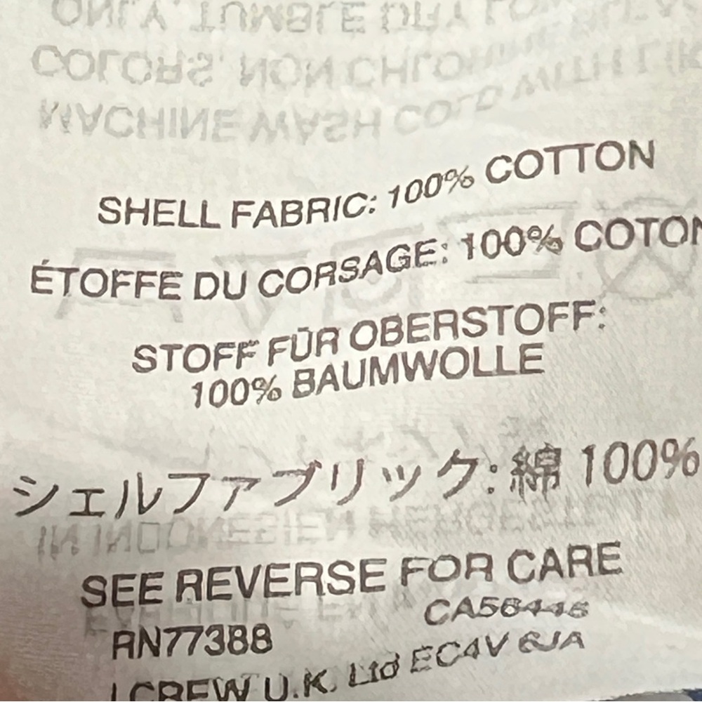 J. Crew Collection Sleeveless Shirtdress Pinstripe 100% Cotton Poplin Size XL - Picture 6 of 8